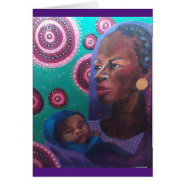 Cartão Fechado em Placa Notecard Roxa