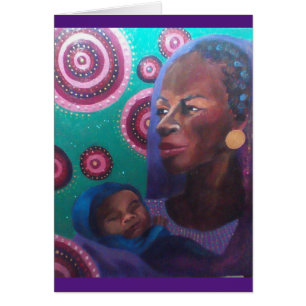 Cartão Fechado em Placa Notecard Roxa