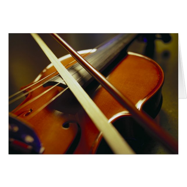 Cartão Fechamento do Violino e Arco 1 (Frente horizontal)