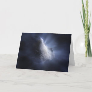 Cartão Feche Ilustrativamente O Tempel De Cometa.