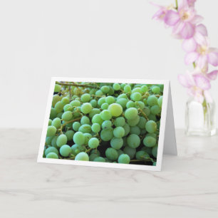 Cartão Fecho de Uvas Brancas