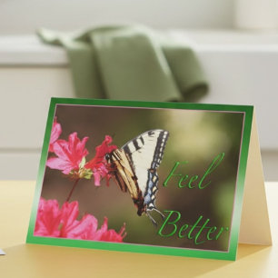 Cartão Feel Better Butterfly Card