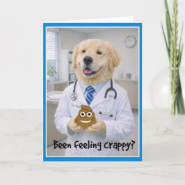 Cartão Feeling Crappy Get Well Card  POB-1