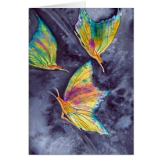 Cartão feericamente da dança