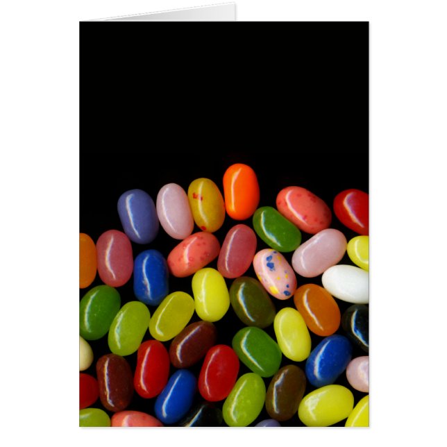 Cartão Feijões de geléia (Frente)