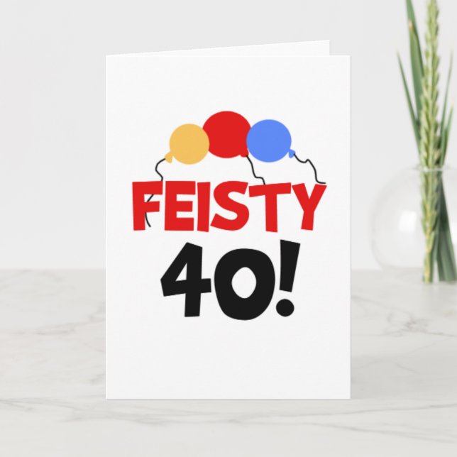 Cartão Feisty 40 (Frente)
