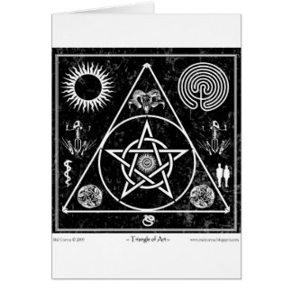 Cartão Feitiçaria: O triângulo da arte