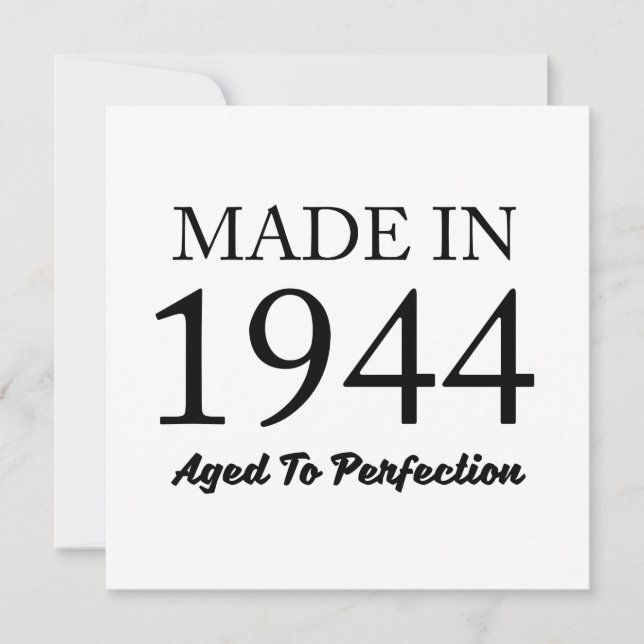 Cartão Feito Em 1944 (Frente)