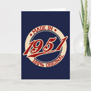 Cartão Feito Em 1951