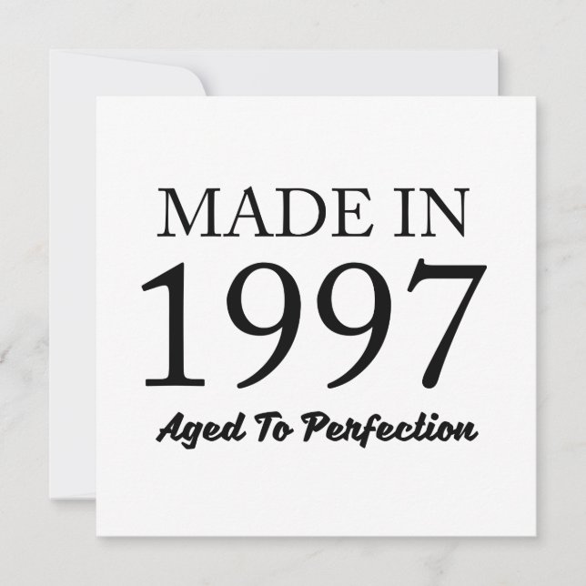 Cartão Feito Em 1997 (Frente)