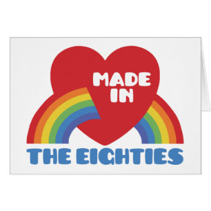 Cartão Feito na anos 80
