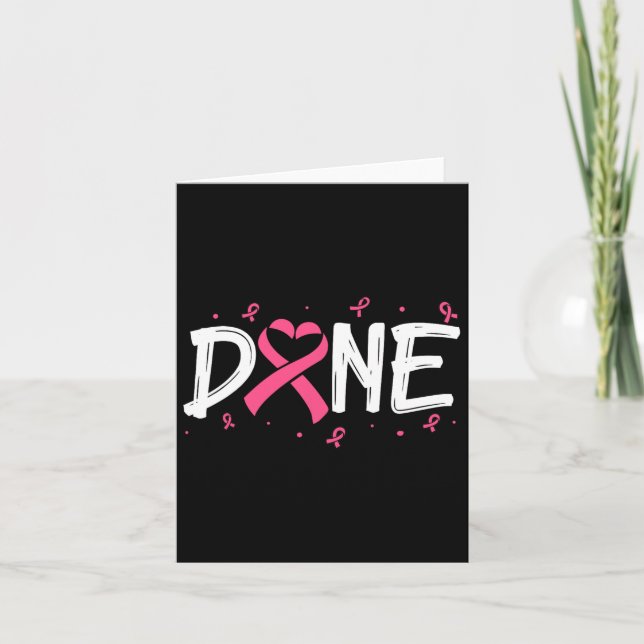 Cartão Feito No Último Dia Da Radiação Quimio, Cancer Da  (Frente)