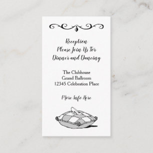 Cartão feito sob encomenda branco preto retro da