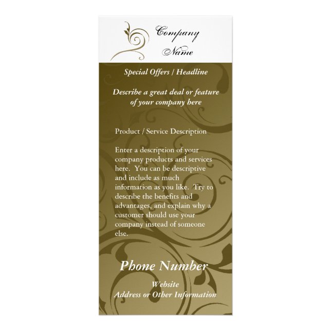 Cartão feito sob encomenda da cremalheira, design (Frente)