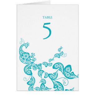 Cartão feito sob encomenda da mesa do casamento do