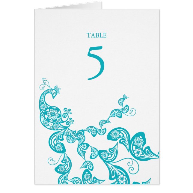 Cartão feito sob encomenda da mesa do casamento do (Frente)