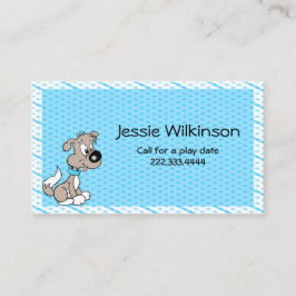 Cartão feito sob encomenda de Playdate do filhote