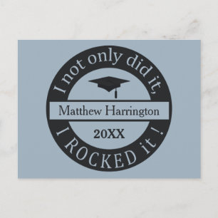 Cartão feito sob encomenda do nome & do ano da