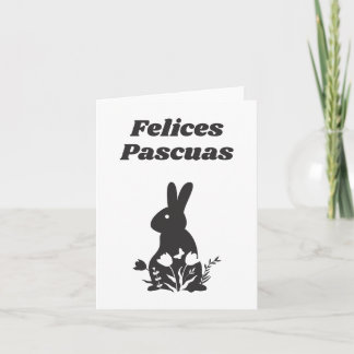 Cartão Felices Pascuas, Felz pascoa espanhol