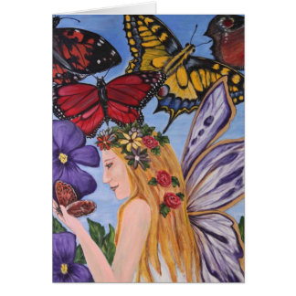 Cartão Felicidade da borboleta