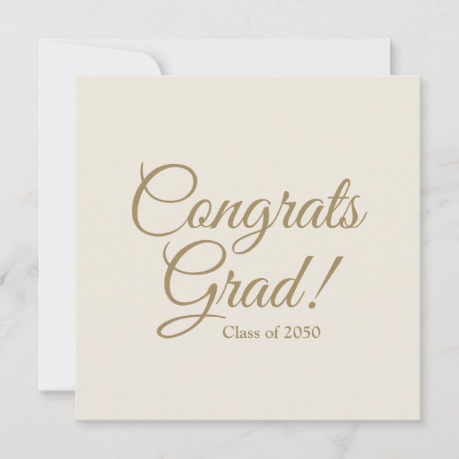 Cartão Felicita a graduação personalizada de script do cr (Frente)