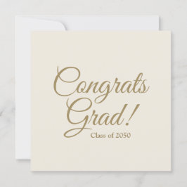 Cartão Felicita a graduação personalizada de script do cr