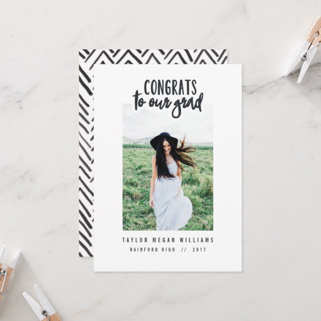 Cartão felicita nosso formando (imagem cortada) (Frente/Verso In Situ)