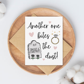 Cartão Felicitações pelo Humor Escuro Engraçado no Seu No