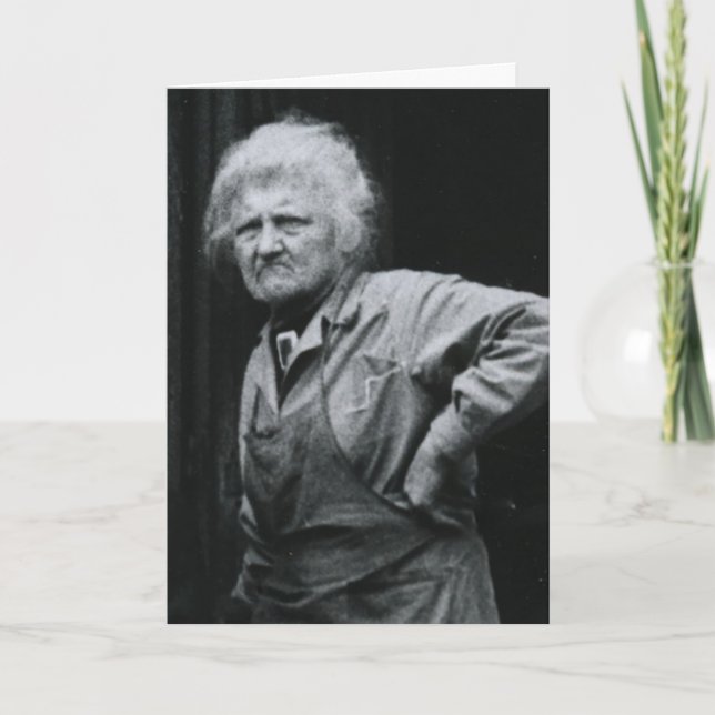 Cartão Felicity Collection: Get off my lawn? (Frente)