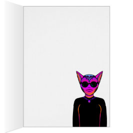 Cartão Feline Character