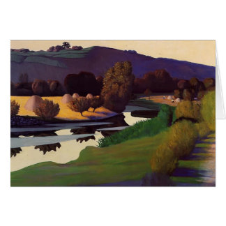 Cartão Felix Vallotton - noite no Loire