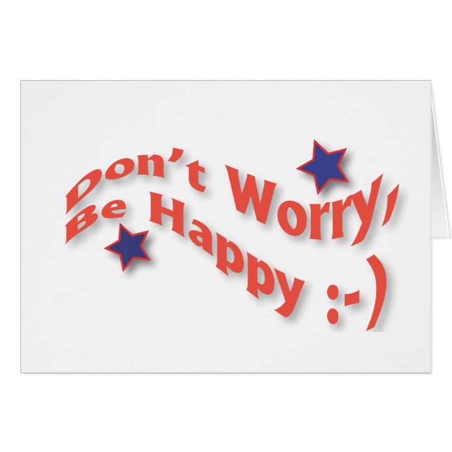 Cartão feliz (Frente Horizontal)