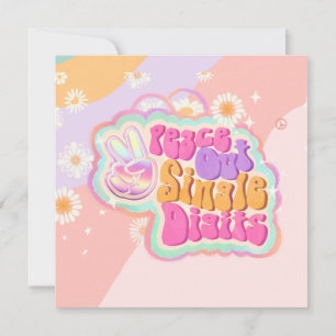 Cartão Feliz 10º aniversário