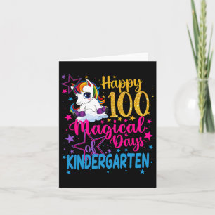 Cartão Feliz 100 Dias Mágicos De Kinder