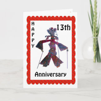 Cartão Feliz 13º Aniversário