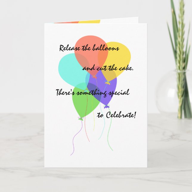 Cartão Feliz 25 ou Aniversário QUALQUER ANO Saudação (Frente)