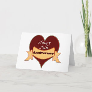 Cartão Feliz 30. Aniversário