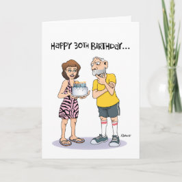 Cartão Feliz 30 x 2 Aniversário