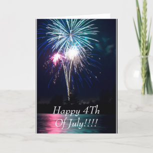 Cartão Feliz 4 De Julho!!!!