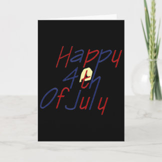Cartão Feliz 4 de Julho _1 
