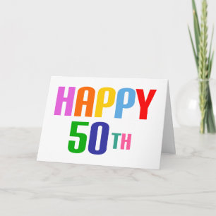 Cartão Feliz 50º