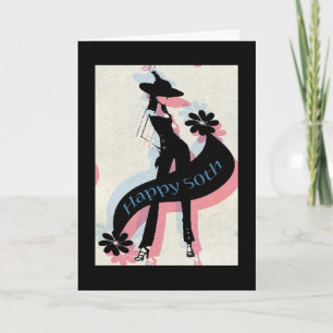 Cartão Feliz 50º aniversário