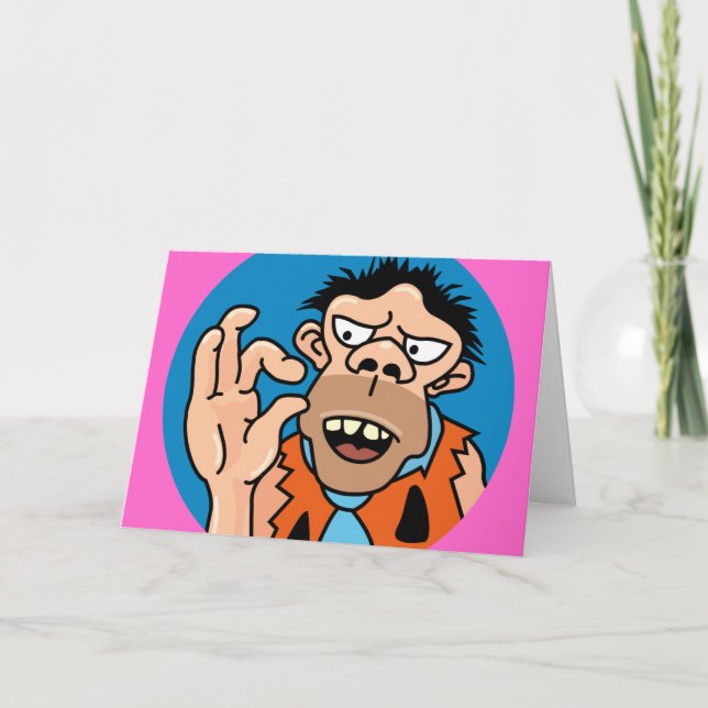 Cartão Feliz 50º aniversário engraçado (Frente)