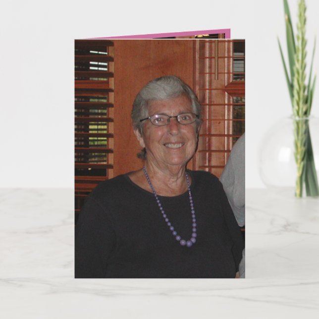 Cartão Feliz 75º aniversário (Frente)