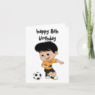 Cartão feliz 8 anos