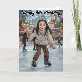 Cartão Feliz 8 de aniversário