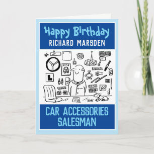 Cartão Feliz Acessórios de Carro de Aniversário Vendedor