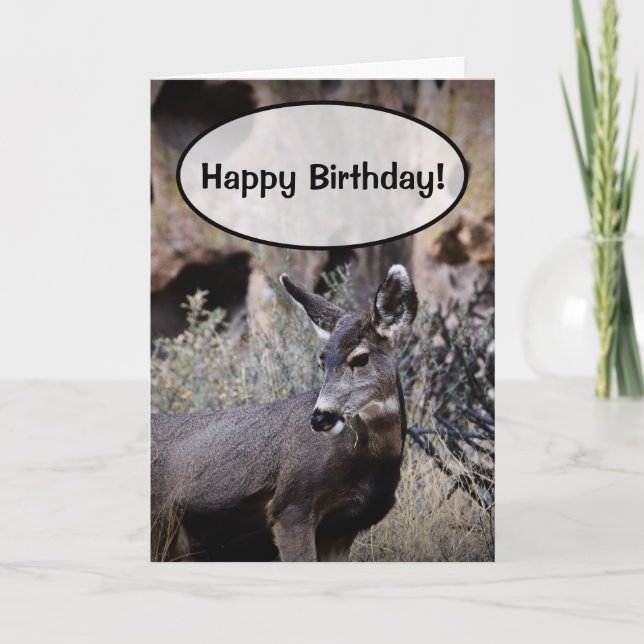 Cartão Feliz aniversário! (Frente)