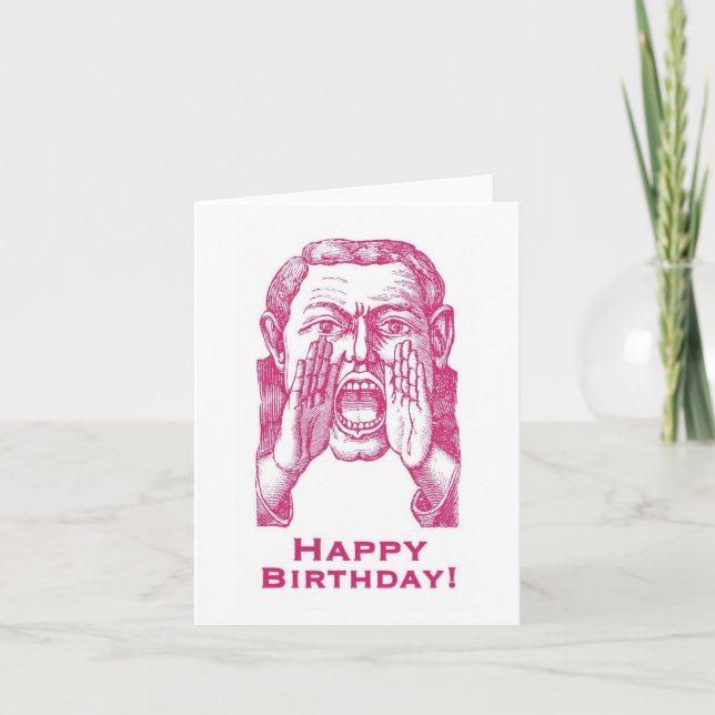 Cartão Feliz aniversário! (Frente)