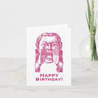 Cartão Feliz aniversário!